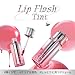 BOM COSMETICS Lip Flash Tint #05 Plum Haze, Sheer Hydrating Glossy Lip Tint, Lightweight Lip Stain with Almond Oil, Buildable Long-Lasting Color, Dewy Shine, Korean Beauty Makeup
