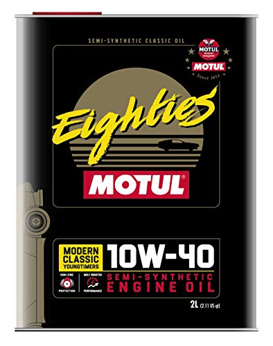 Aceite motor Motul Classic Eighties 10W40 2 litros miniatura 1
