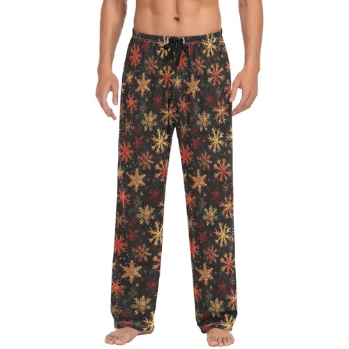 Pantalon de pyjama rétro homme à flocons : le cadeau cocooning parfait