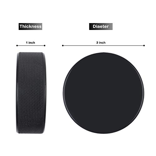 image for Golden Sport Ice Hockey Pucks, 12pcs, Official Regulation, for Practic