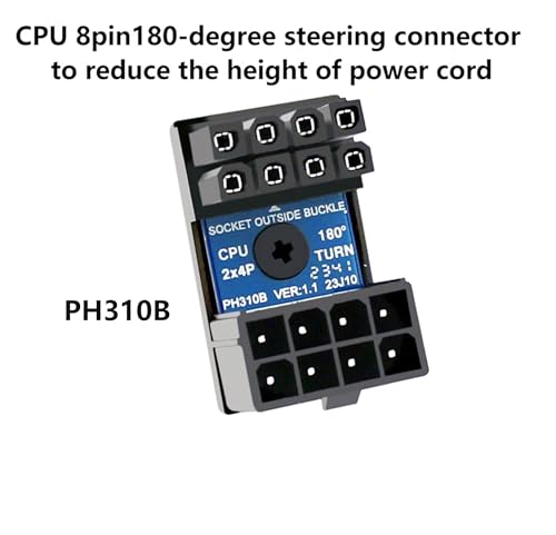 Adaptador de corriente CPU 8 Pin 180° PH310B miniatura 6