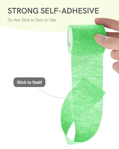 Image of FriCARE Self Adhesive Bandage Wrap, Medical Tape in First Aid Kit