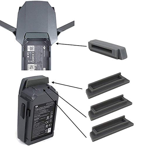 Fstop Labs for DJI Mavic Pro/Platinum Drone and Battery Terminal Water-Resistant dust Cover Plug Accessory (4 Pack)