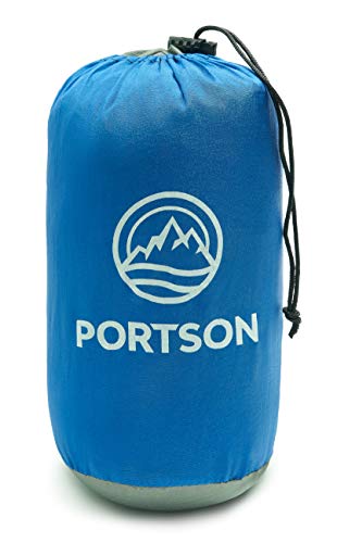 Portson Camping Hammock - Based In Madison - Double Hammock For Backpacking, Travel, Hiking - Portable Hammock - Tree-Friendly Straps Included #TOP5