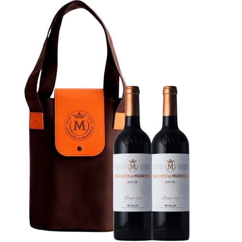 Marqués de Murrieta – Vino Tinto Reserva 2021 | Estuche Lona 2 Botellas 0 ,75 L | 14 ,5 % Volumen | Elegante Estuche Regalo