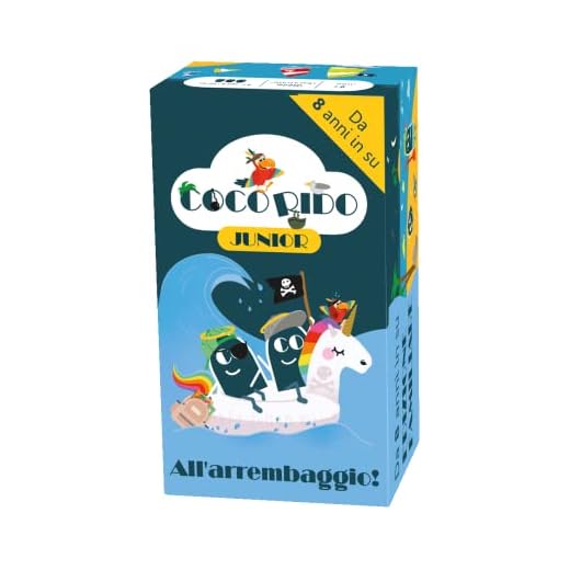Asmodee Coco Rido Junior, Divertente Gioco da Tavolo per Tutti, 3-10 Giocatori, 8 + Anni, Edizione in Italiano