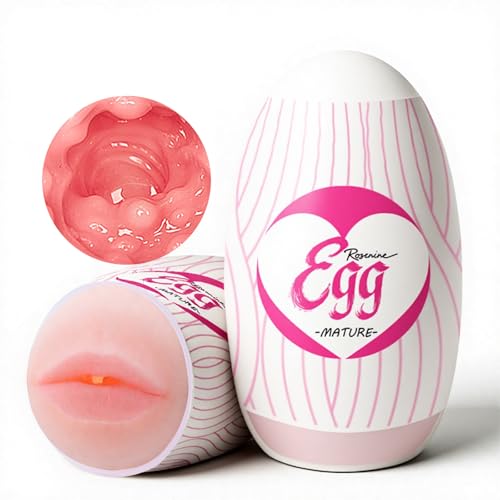 Image of 【Mouth Model】 Super Stretch Male Masturbation Egg, Realistic Pocket-Sized Pussy Stimulator with Strong Suction, Adult Sex Toy for Male Masturbation with 3D Simulation of Mouth