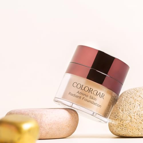 Image of Colorbar Amino Skin Radiant Cream Foundation, Sand Medium 005, 15g | Smooth and Satin finish | High-coverage | Suitable for all skin types