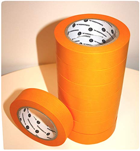 klebemeister 10x Rollen | 30mm x 50m Abdeckband für Maler und Lackierer