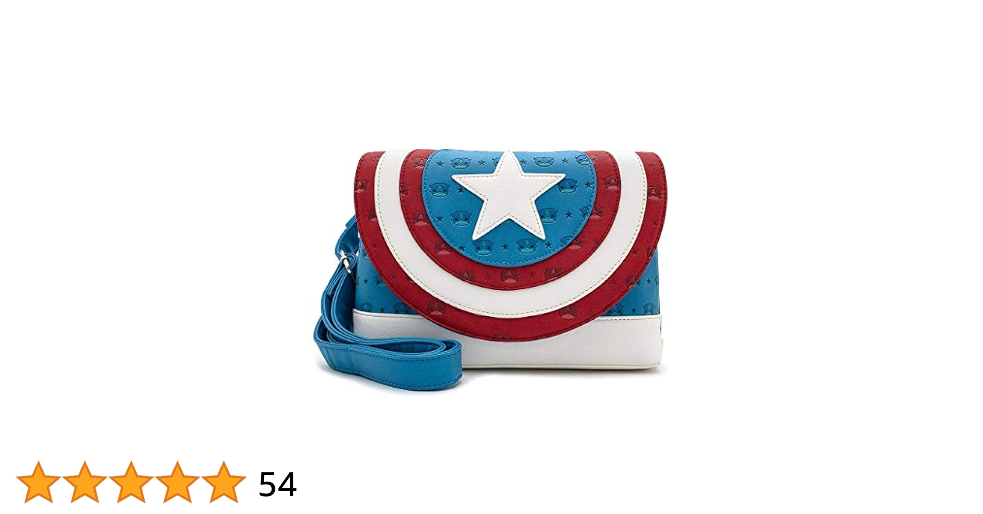 【Loungefly】MARVEL キャプテン・アメリカ クロスボディバッグ Amazon | Pop by Loungefly マーベル キャプテンアメリカ クロス