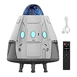 ⋊Regalo exquisito: con Starlight Projector, puede pasar una noche relajante y cómoda con sus seres queridos para reducir el estrés y la fatiga del día. Estimula la curiosidad, la imaginación y la creatividad de los niños para crear una gran velada para su hijo.