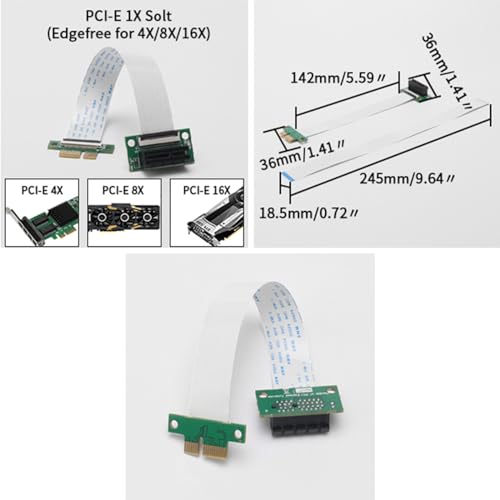 Pxyelec - Cavo di estensione per scheda PCI