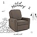 Storkcraft Amalfi Deluxe Power Recliner Swivel Glider – Premium Electronic Nursery Rocking Chair, Oeko-TEX 100 Certified, Includes Dual-USB Charging Port with USB-A & USB-C (Mountain Brown Boucle)
