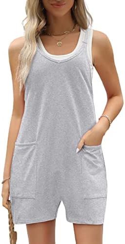 AUTOMET Rompers for Women Summer Jumpsuits Dressy Casual Outfits Shorts Overalls 2023 Fashion Stretchy Maternity Clothes Cute Jumpers