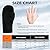 Heated Gloves, Full & Half Hands Rechargeable Heated Gloves for Men Women, Winter Electric Heating Glove with 3 Heating Levels for Office Work, Cycling, Skiing, Outdoor (Black, X-Large)