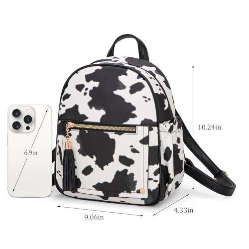 Image of Montana West Mini Backpack Purse for Women Anti Theft Backpacks with Secured Zipper and Tassel