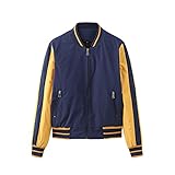 KGLHTYU Damen Retro Lederblusen Kunstlederjacke mit Kapuze Vintage Kurze Lederjacke Marine Pu Imitat Bikerjacke Lederimitat Motorradjacke Revers Persönlichkeit Nietjacke Biker Punk Bomberjacke