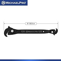 Vista 7 de MichaelPro Llave de Ajuste Automático de Tamaño 3/16" a 11/16", "MP001229", "Negro