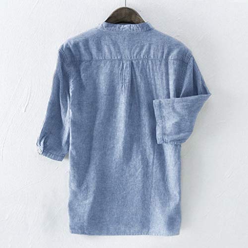 Chemise ample à manches courtes homme style rétro au quotidien - 4