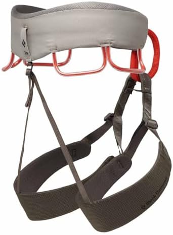 BLACK DIAMOND Mens Momentum Rock Climbing Harness, Moonstone, Large