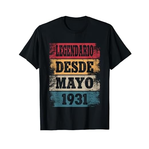 Legendario Desde Marzo 1931 - Cumpleaños 93 Años Camiseta