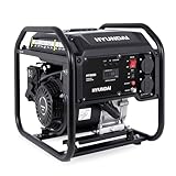 HYUNDAI Inverter Stromerzeuger HY3000i – 3.0 kW max. Leistung, Benzin Generator mit reinem Sinusstrom, 2x 230V, ECO-Modus, ideal für Camping, Baustelle und als Notstromaggregat