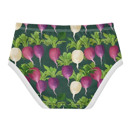 Colorful Radishes Green Leaves Toddler Girls's Underwear 2T 202c12422