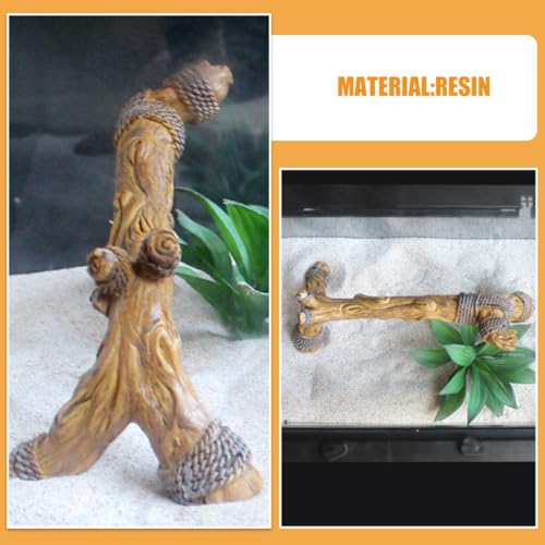 Branche de décor multifonctionnel pour l'habitat des lézards et tortues - 4