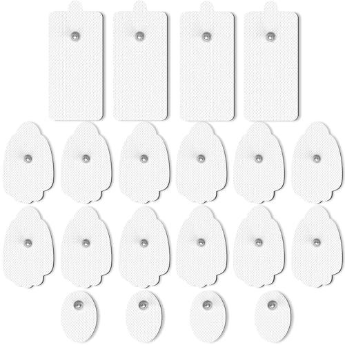 AVCOO TENS Unit Electrode Pads 20 Pack in 3 Sizes,