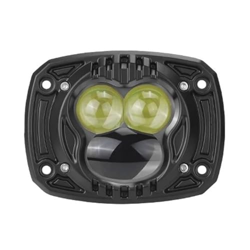 Faro auxiliar de moto cuadrado luces antiniebla blancas de 4 pulgadas para ATV y UTV 12-24V