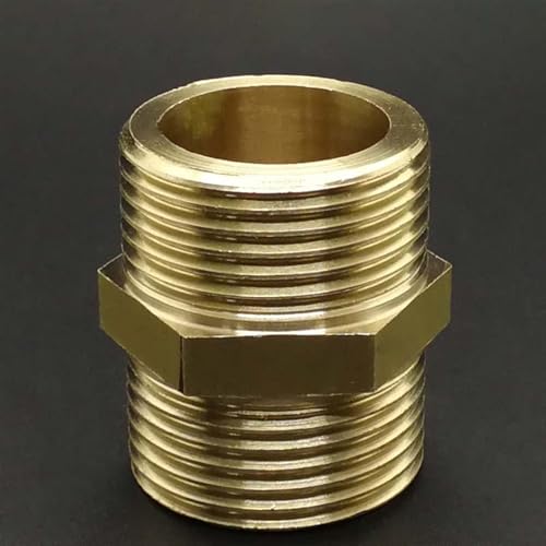 Adaptateur rapide de raccord hexagonal anti fuite en laiton male pour huile et eau