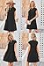 OUGES Womens 2025 Spring/Summer Maternity Dress Clothes for Pregnancy Must Have Short Cap Sleeve Crew Neck Business Casual Loose Basic T Shirt Mini Teacher Dresses for Women with Pockets(Black,L)