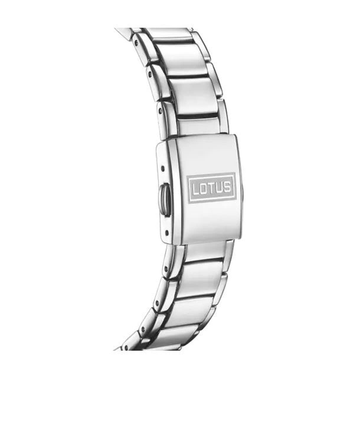 LOTUS Reloj Mujer Analógico de Acero Inoxidable 316l Plateado