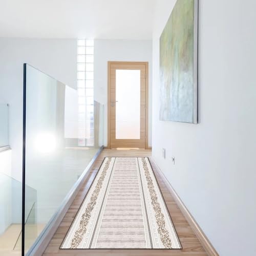 Alfombra antideslizante para pasillo de facil lavado y diseño vintage 6