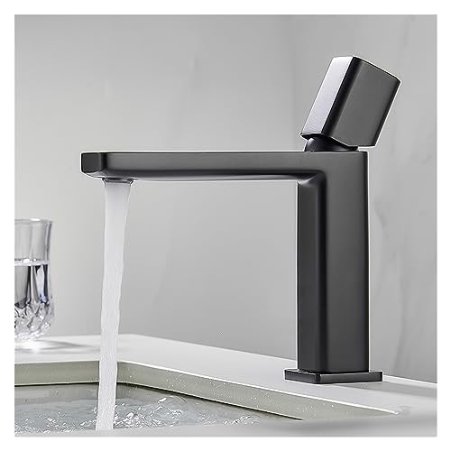 Grifo de lavabo moderno blanco monomando giratorio 360 grados para grifería de baño eficiente 3