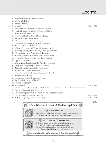 Image of Oswaal NDA-NA (NATIONAL DEFENCE ACADEMY /NAVAL ACADEMY) 12 Years' Chapter-wise & Topic-wise Solved Papers 2014-2025 (I & II) | General Ability Test: General Studies