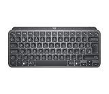 logitech mini keyboard gaming Logitech MX Keys Mini minimalistische kabellose beleuchtete Tastatur, kompakt, Bluetooth, Hintergrundbeleuchtung, USB-C, kompatibel mit Apple macOS, iOS, Windows, Linux, Android, aus Metall, Anthrazit