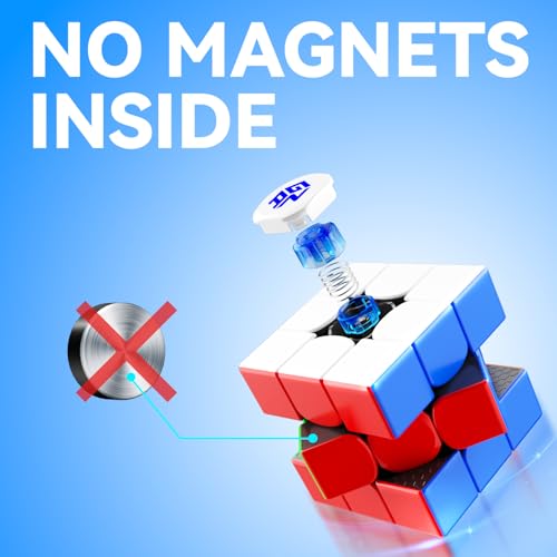 Image of GAN 356 R S, 3x3 Speed Cube Gans 356RS Magic Cube Non-Magnetic (Stickerless)