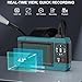 HANMATEK 1080P Industrial Endoscope, 4.3-Inch TFT Screen, 16.5ft Flexible Cable, 8mm Camera with Adjustable LED Lights, 1 Million Pixels, Photo/Video Recording,USB-C Charging