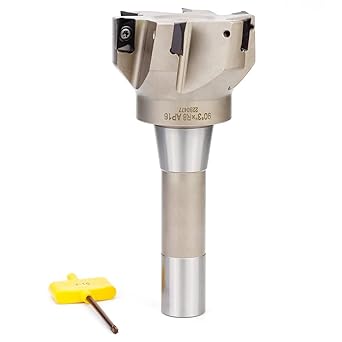 OSCARBIDE Nickel Plated Indexable End Mill R8 Shank 3