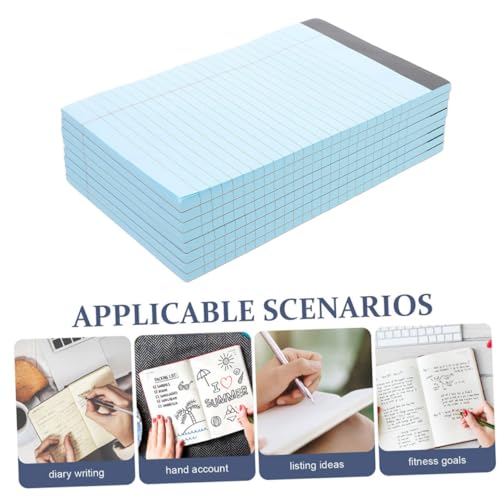 Bloc-notes légaux papier ligné déchirable agenda liste tâches travail