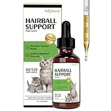Picture of Cat Hairball Support Drops, Digestive Aid, Furball Treatment, Hairball Cat Treats for Skin & Coat, Digestion, Nutrient Absorption(1PACK)