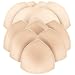 6 Pairs Bra pad Insert For sports bra or Bikini Tops 5X5 inch（Beige)