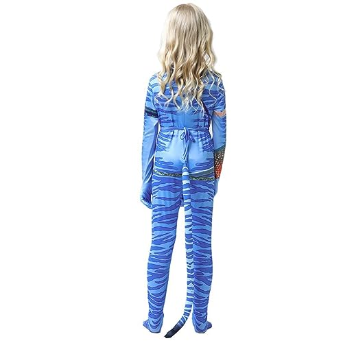 Disfraz de extraterrestre de spandex para niños y niñas miniatura 2