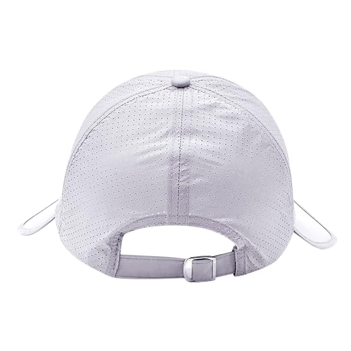 Boné de beisebol fino unissex chapéu de sol chapéu de golfe viseira de sol retrátil aba larga proteç