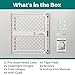 MYPET Universal Pet Gate: 26” - 42” Wide Dog Gate for Doorways with Pressure Fit or Swinging Door Hardware Mounting Types Included: 26