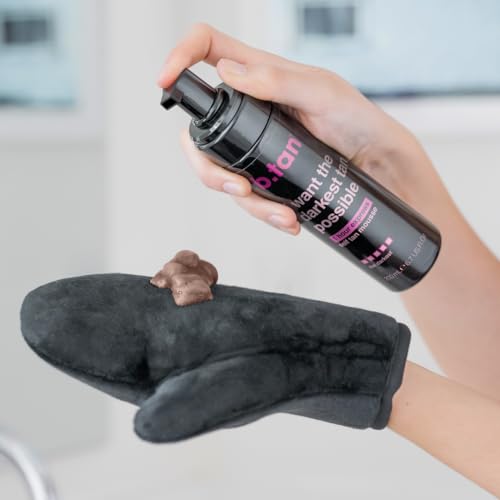 b.tan Autoabbronzante Più Scuro | I Want The Darkest Tan Possible - Veloce, 1 ora Di Mousse Abbronzante Senza Sole, 200ml - 7