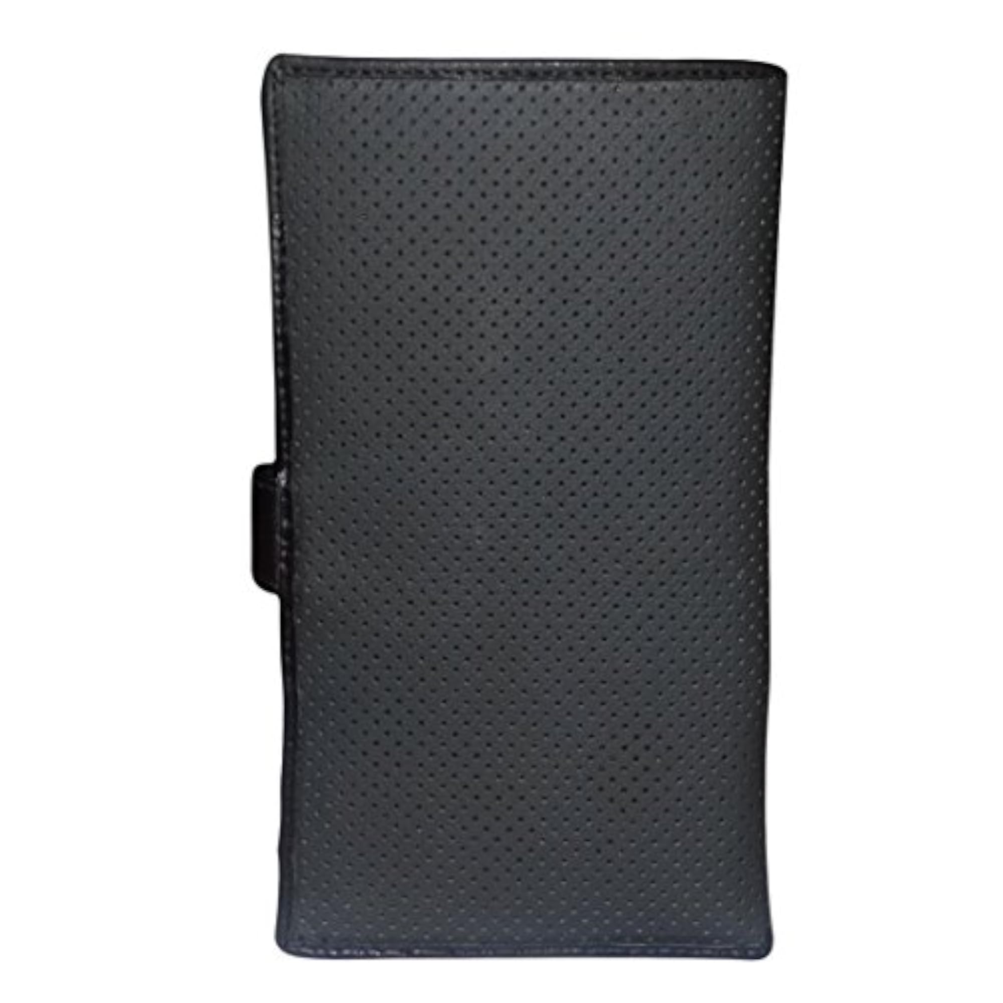 Black Smart Leather Passport Holder for Travel