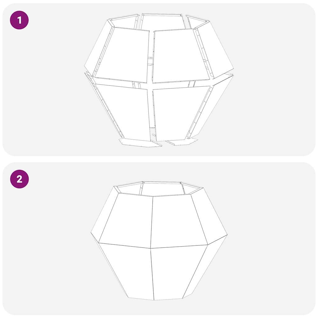 vidaXL Donica Biały 100 x 100 x 80 cm Stal, Donica zewnętrzna, wytrzymały pojemnik na rośliny, elegancka skrzynka, prostokątny zbiornik z stali