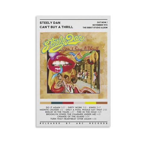 Steely Dan - Can't Buy A Thrill Canvas Poster Bedroom Decoration Landscape Office Valentine's Birthday Gift Unframe-style12x18inch(30x45cm)